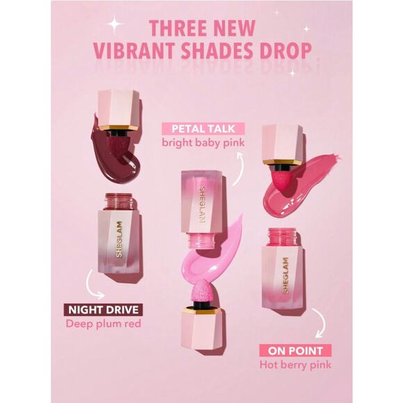 SHEGLAM Liquid Blush “On Point” | Hot Berry Pink | Matte Gel-Cream Formula - Picture 4 of 11